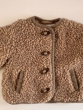 Faux shearing jacket